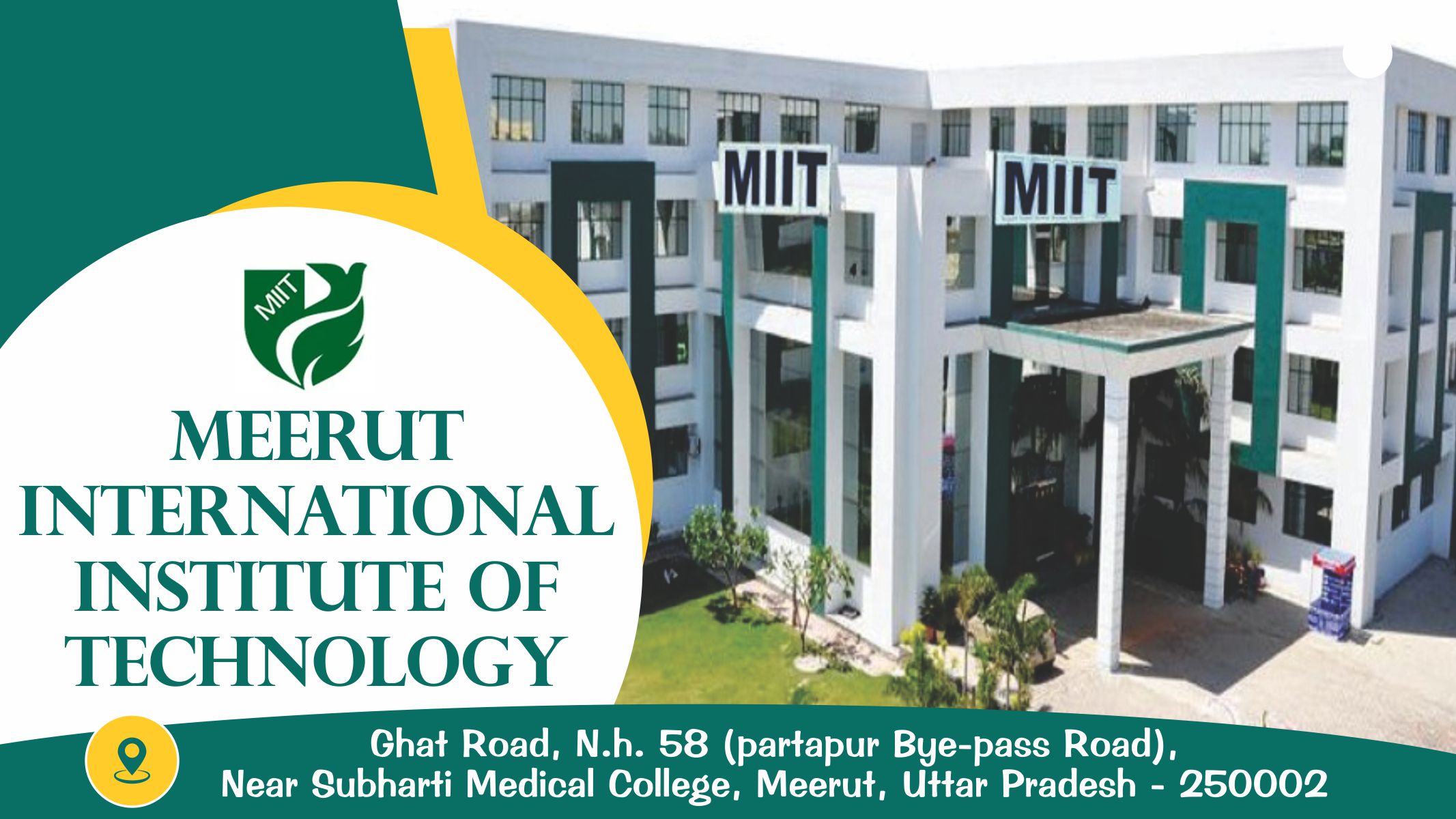 out side view of Meerut International Institute of Technology - MIIT